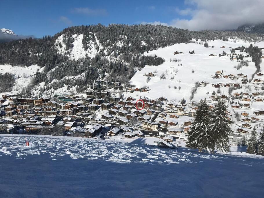 Appartement Cosy Avec Terrasse Sud - Proche Village La Clusaz Eksteriør billede