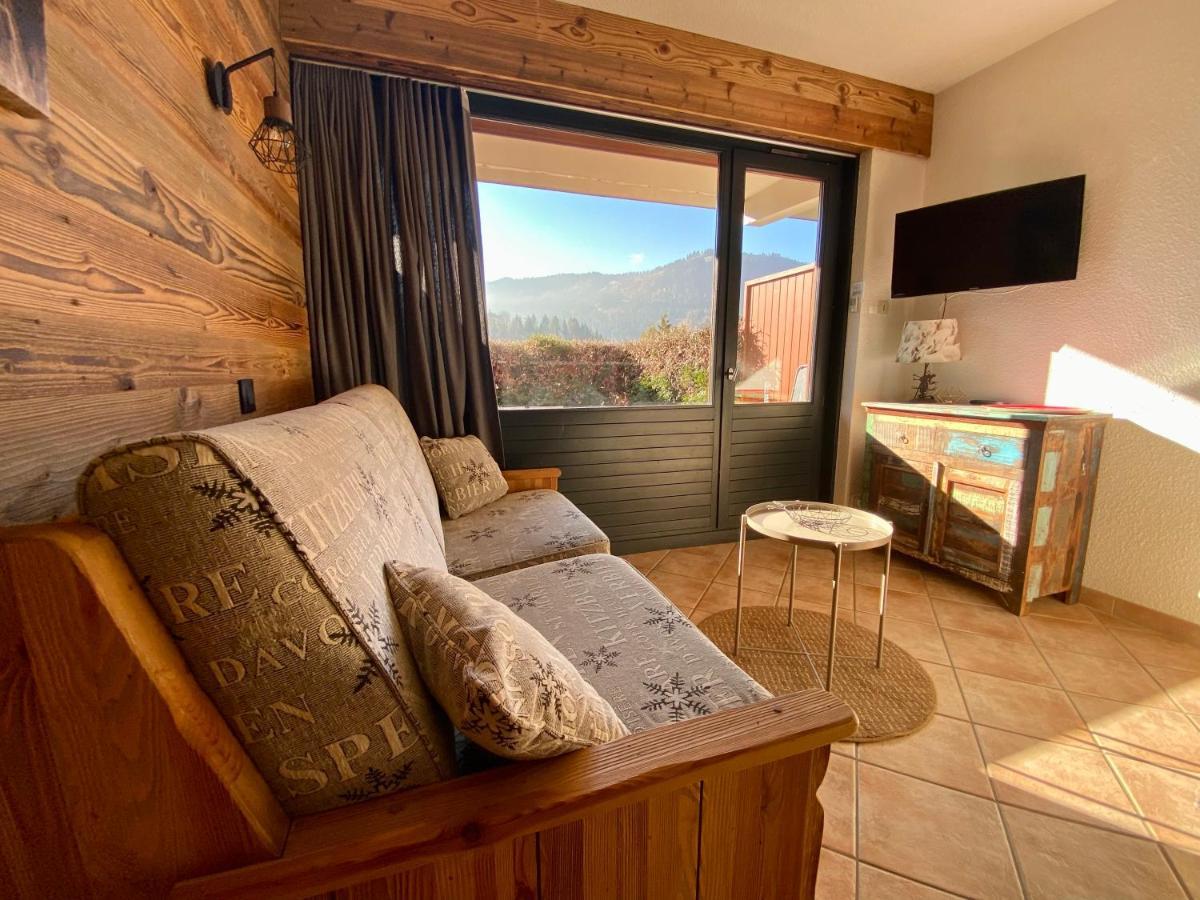 Appartement Cosy Avec Terrasse Sud - Proche Village La Clusaz Eksteriør billede